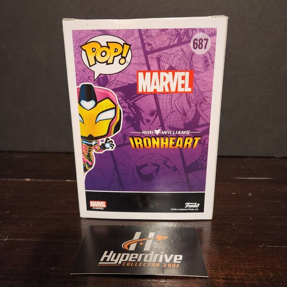 Marvel Ironheart Glow in the Dark CHASE Funko PoP Vinyl Figure #687 - Picture 3 of 9